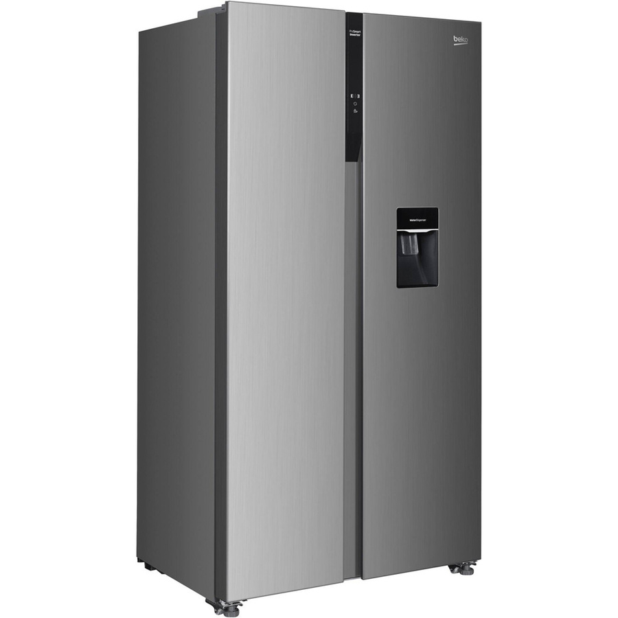 Beko Side-by-side Kühl-Gefrierkombination GNO5322WDXPN in Silber mit No-Frost und Edelstahl-Design, B/H/T: 90 x 177 x 66 cm - Bild 3