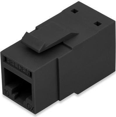 Belden REVConnect 10GX UTP Modular Jack Cat.6A Ethernet/LAN schwarz 24er Bulkpack - Bild 1
