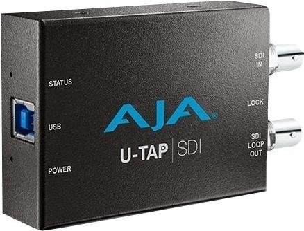 AJA U-TAP SDI Videoaufnahmeadapter Full HD USB 3.0 Schwarz - Bild 1