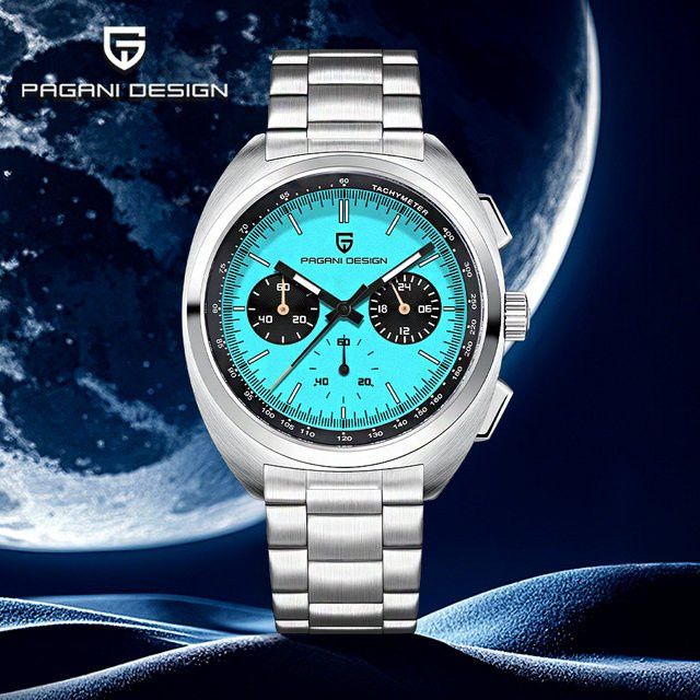 Pagani Design Chronograph, Quarz, Edelstahl, Saphirglas, Herren - Bild 1