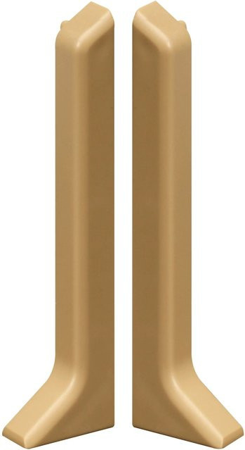 Döllken Profiles System 9 Endkappen Buche in Braun und Beige, 2 Stück - Bild 1
