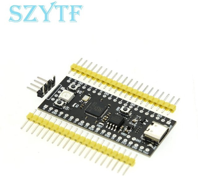 SZYTF Rp2040 Himbeer-Pi-Core-Board in Schwarz kompatibel mit Raspberry Pi Pico Mikrocontroller für Python - Bild 1