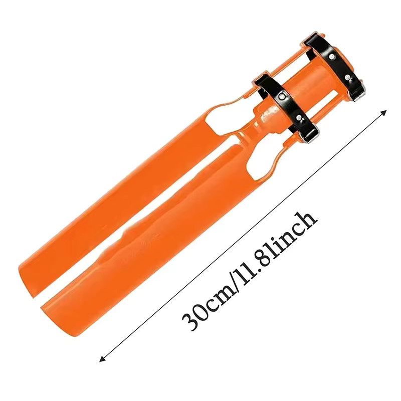 Air Booster High-Flow Cordless Laubbläser Aufsatz mit Turbo Düsenverlängerung in Schwarz und Orange aus Kunststoff - Bild 2