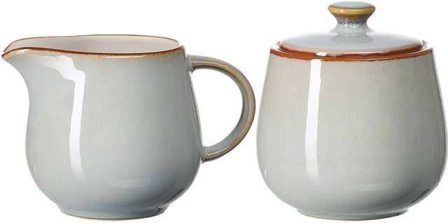 Ritzenhoff & Breker Milch- und Zucker-Set Portofino aus Keramik in Blau und Grau, 2er Set - Bild 1