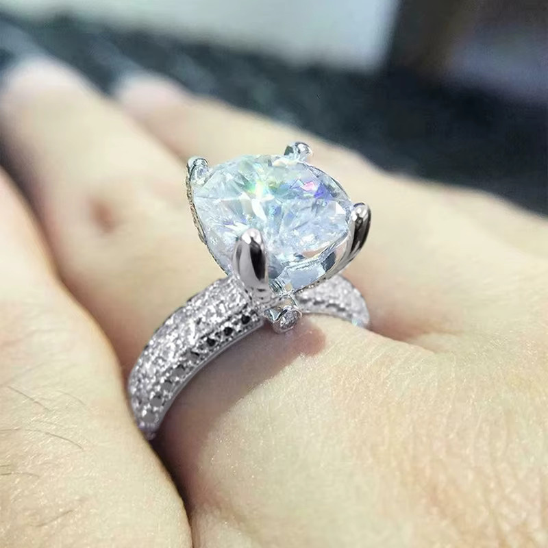 Huitan Ring, Zirkonia, Silber, Damen - Bild 2