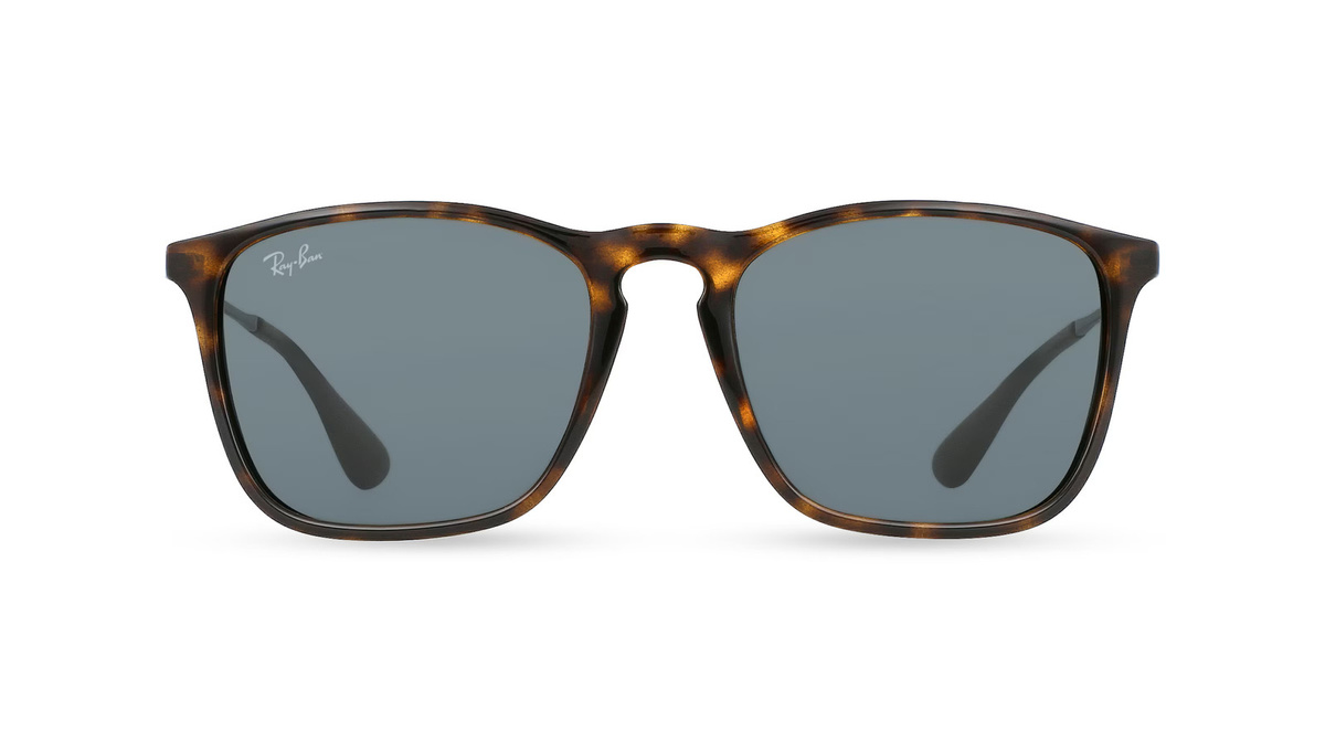 Ray-Ban RB 4187 Sonnenbrille, Vollrand, Quadratisch, Kunststoff, Herren, Brown, Green - Bild 1