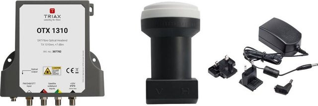 TRIAX OTX1310KIT Sender OTX 1310 mit Wideband LNB TWB 40 in Schwarz - Bild 1