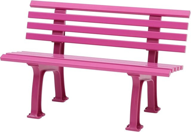 PROREGAL Gartenbank Antigua 2 Sitzer in Flieder aus UV-beständigem Witterungskunststoff, H x B x T: 74 x 120 x 54 cm - Bild 1