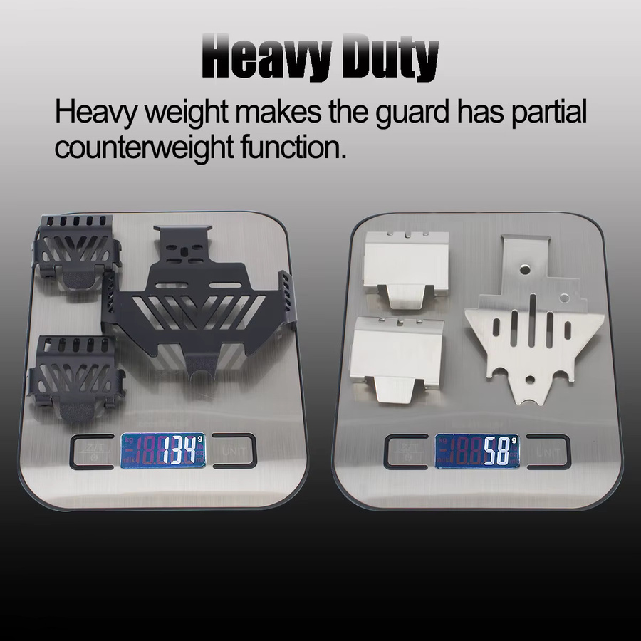 Traxxas Metall-Chassis-Schutzplatte, 3-teiliges Set, Zubehör - Bild 4