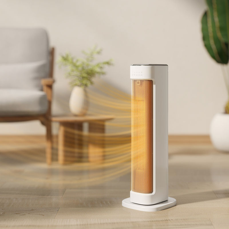 HOMCOM Elektroheizer Keramik 2000W mit Fernbedienung und Timer in Weiß - Bild 2