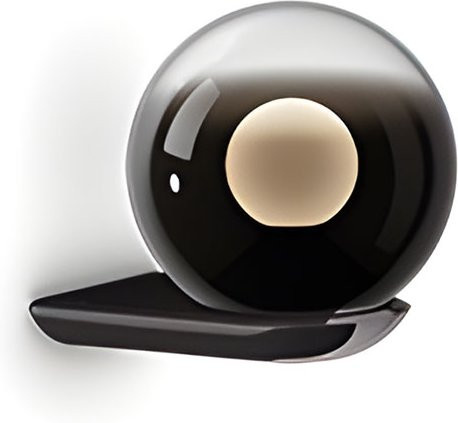 Occhio Luna LED-Wandleuchte in Dark Chrome mit dimmbarer x-tra warm LED (2200K - 3500K) - Bild 1