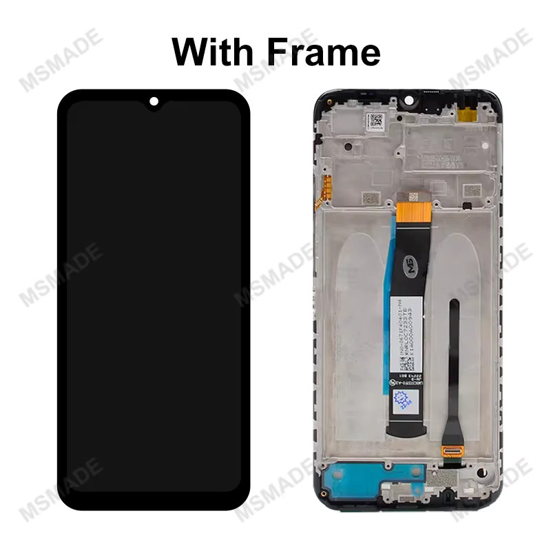 Xiaomi Redmi 10C und POCO C40 LCD Display mit Touchscreen Digitizer Montage in Schwarz für 220333QAG 220333QBI - Bild 3