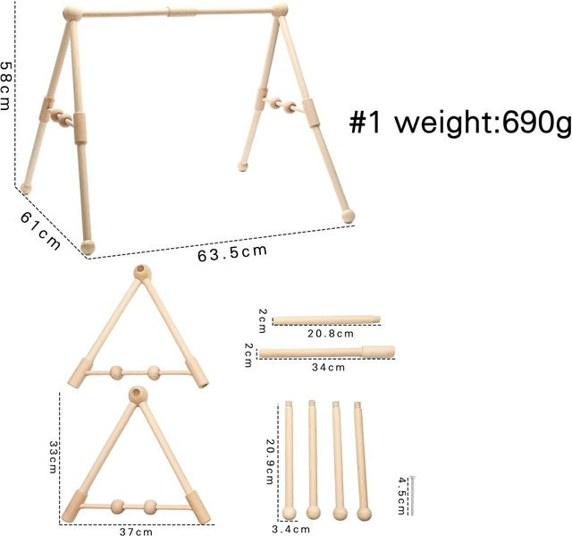 Topmix Baby Holzspielzeug Spielbogen, Holz, ab 0 Jahre - Bild 1