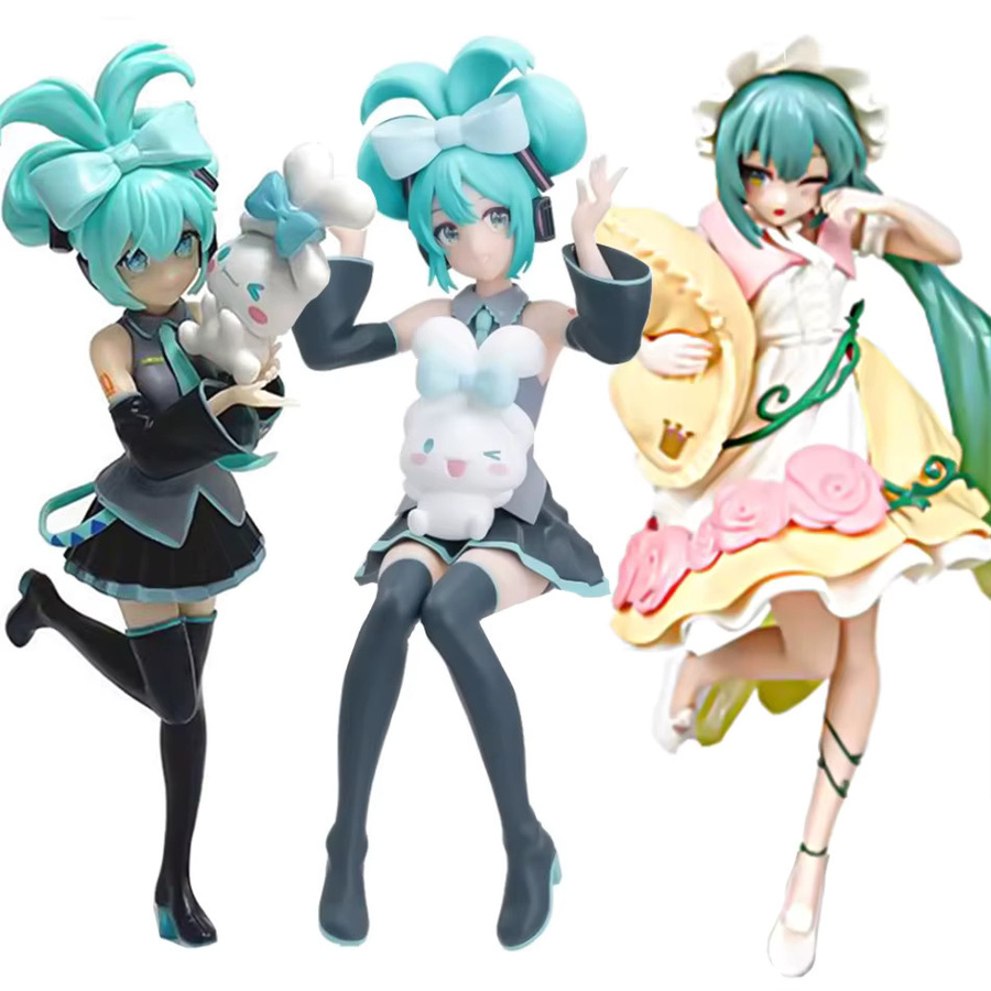 Bandai Cinnamoroll Action Figure, PVC Modell Puppe, Bunt / Mehrfarbig - Bild 2