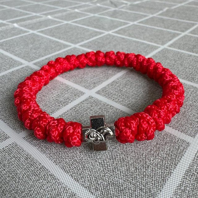 Faith & Fashion Armschmuck, Polyester, rot, Unisex - Bild 1