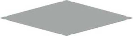 Siemens Bodenblech 8PQ2306-6BA05 aus Stahl in Grau, B: 60 cm, L: 40 cm - Bild 1