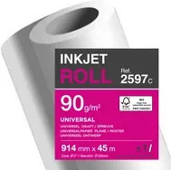 Clairefontaine Inkjet Universal Plotterpapier, Weiß, 90 g/m² - Bild 1