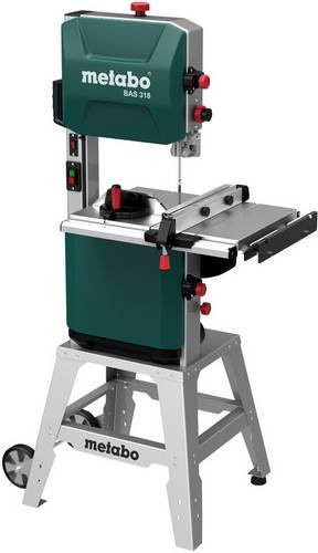 Metabo Bandsäge BAS 318 Precision DNB in Grün mit 900W Leistung, 380V Drehstrom und einer maximalen Schnitttiefe von 170 mm - Bild 1