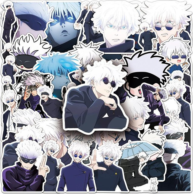 Bandai Jujutsu Kaisen Satoru Gojo Anime Aufkleber, Bunt / Mehrfarbig - Bild 1