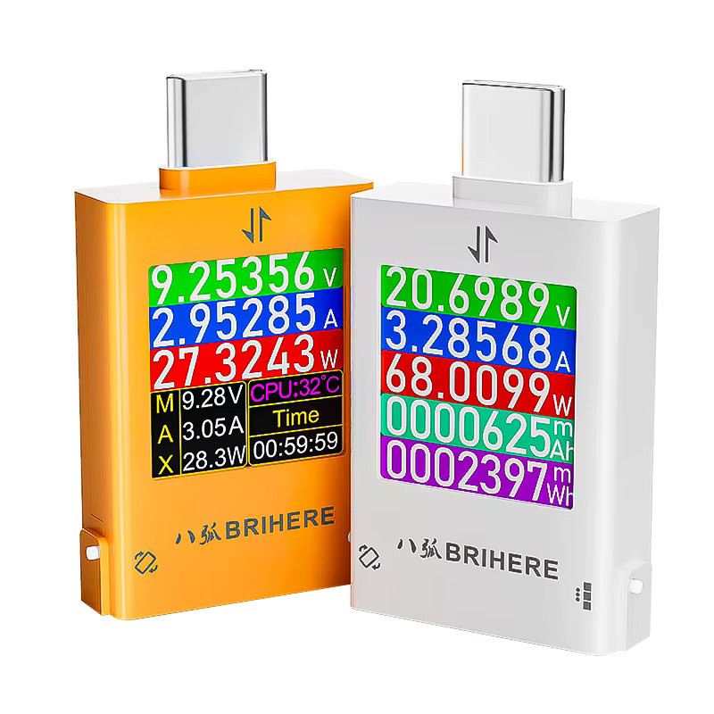 ATORCH B10 DC Multifunktions-Digitalanzeige mit USB-C Typ C, Spannung Amperemeter und Leistungsmesser, Weiß, 4,5–50 V, max. 600 W und 12 A - Bild 2
