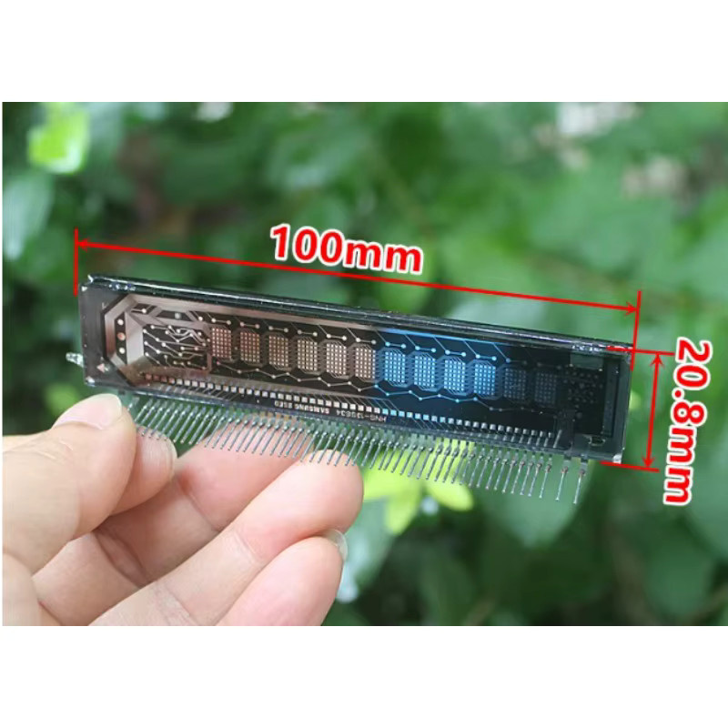RCMOY VFD Phosphor-Bildschirmanzeigemodul in Grün mit 12 LED-Frequenzteilung für DIY-Projekte - Bild 2