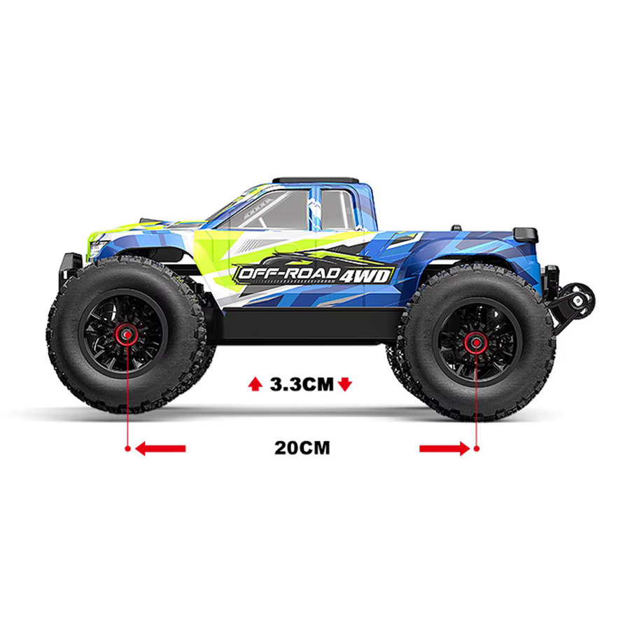 MJX Hyper Go 14208 RC-Auto, Allrad-Hochgeschwindigkeits-Offroad-Monstertruck, Maßstab 1:14 - Bild 3