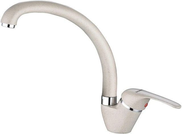 KOLMAN Küchenarmatur Küchenmischer mit Einhebelmischer in Beige und wassersparender Funktion - Bild 1