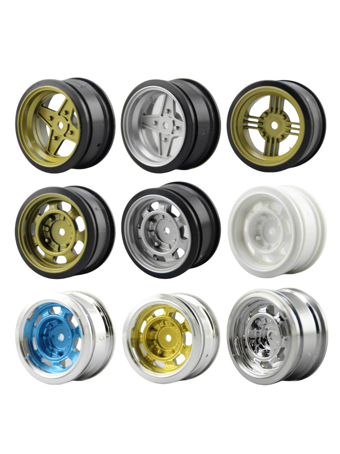 Kforce Racing Touring&Drift Felge, 4-teiliges Set, 1/10 Rallye-Rad, 6 mm Offset - Bild 3