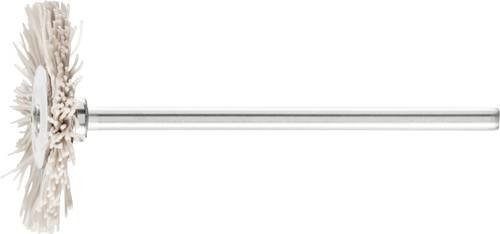 PFERD Miniatur-Rundbürste RBU mit Aluminium-Oxid-Filament, Korn 600, Weiß - Bild 1