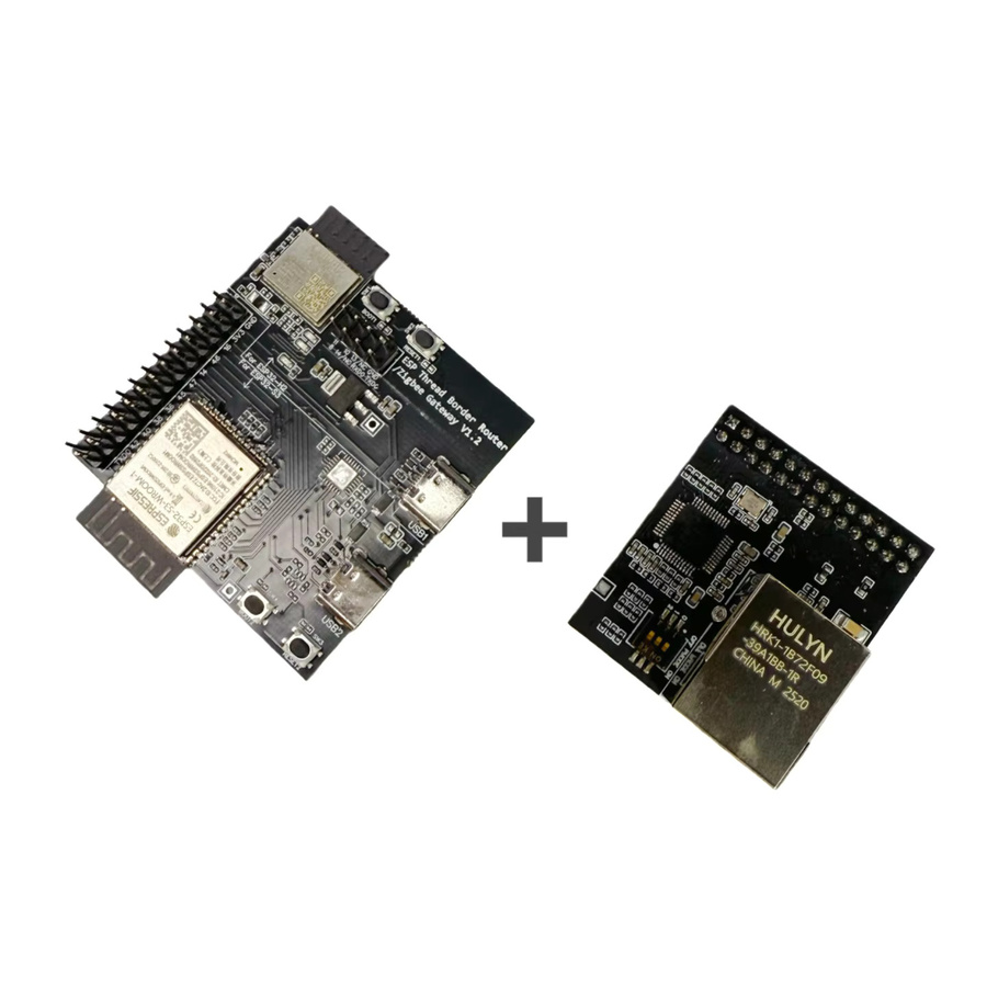 ESP Thread Border Router Zigbee Gateway mit ESP32-S3-WROOM-1 N8R2 und ESP32-H2-MINI-1 N4 in Schwarz - Bild 2
