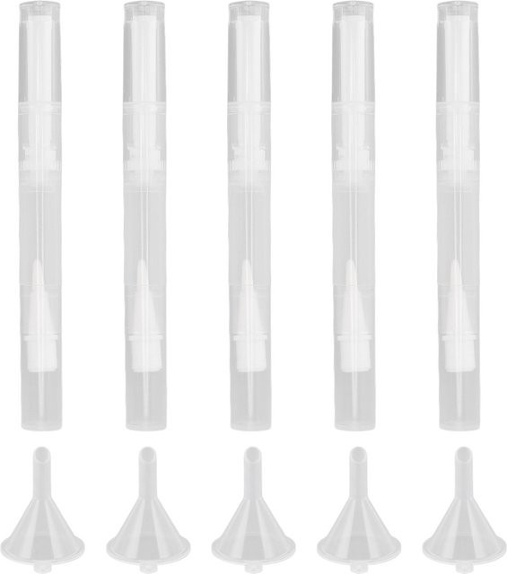 TOMTOP Nagelölstift, 5er-Set, transparent, Nylonfaserpinsel - Bild 1