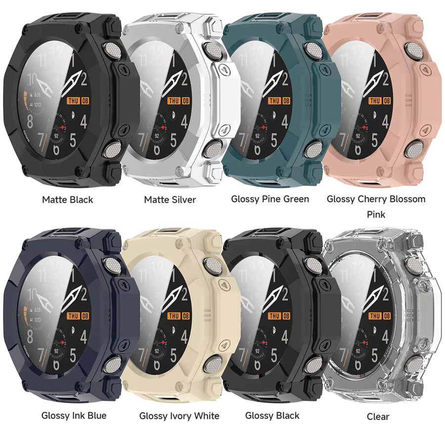FancyWrist Schutzhülle mit Glas für Amazfit T-Rex Ultra 2, Schwarz, Unisex - Bild 5