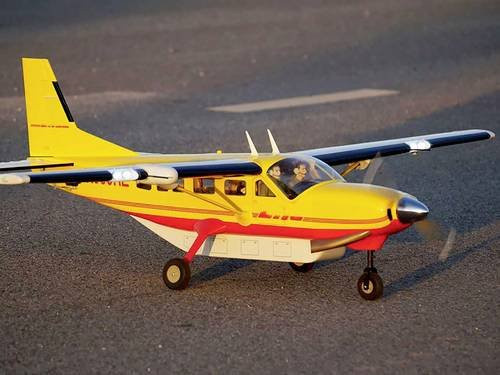 VQ Cessna 208 Grand Caravan RC Motorflugmodell in Gelb ARF mit 1650mm Spannweite - Bild 1