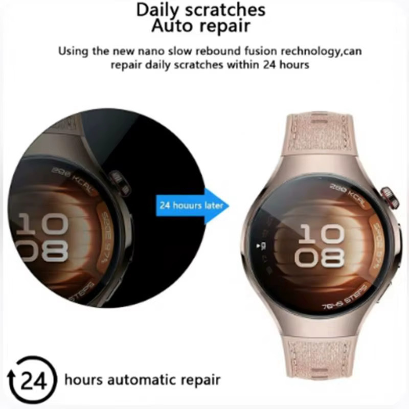 Huawei Displayschutzfolie Hydrogel, 3 Stück, Smartwatch Zubehör - Bild 4