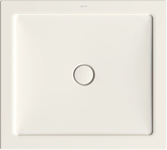 Bette Duschwanne Stage Extraflach Rechteck aus Stahl-Email aus Weiß oder Beige B/B: 100 x 90 cm - Bild 1