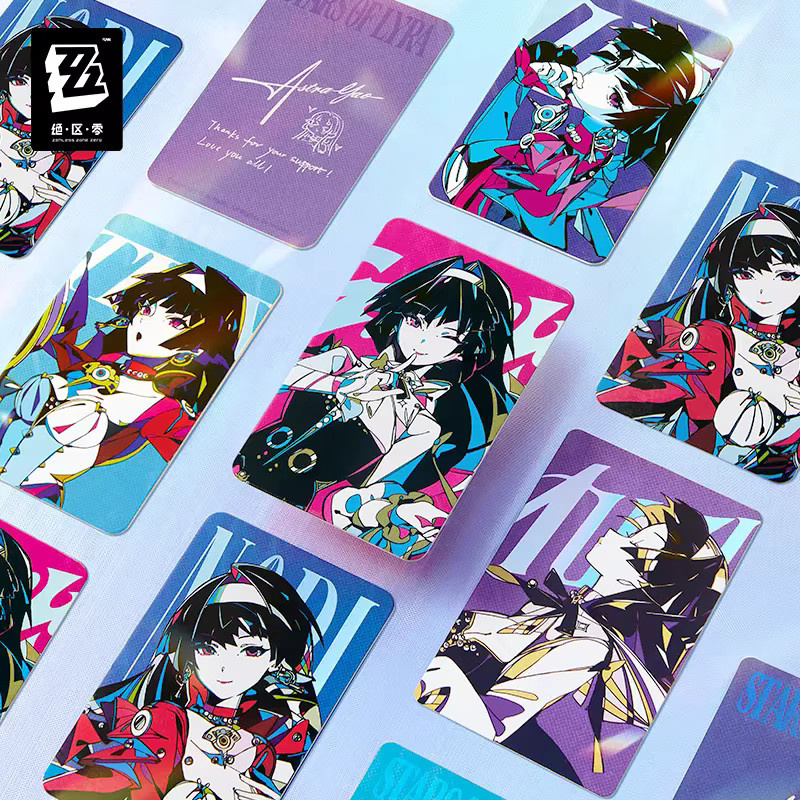 miHoYo Zenless Zone Zero Astra Yao Set, Acryl Ornament, Abzeichen, Sammelkarte - Bild 2