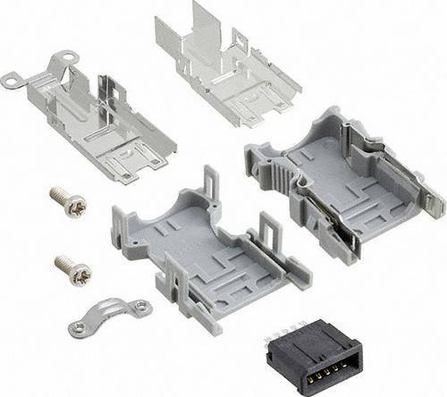 Molex Buchsengehäuse-Kabel grau mit 10 Polen und 2mm Rastermaß - Bild 1