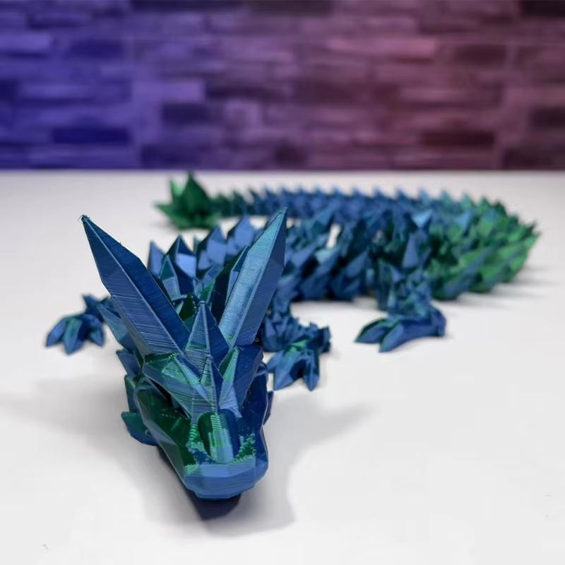 Yiran Furniture Drache 3D-gedruckte Bastelstatue 60cm - Bild 3