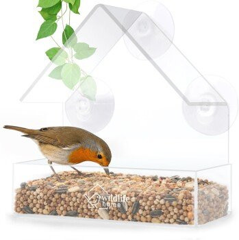 WILDLIFE HOME Fenster-Futterhaus Easy aus transparentem Acryl - Bild 1