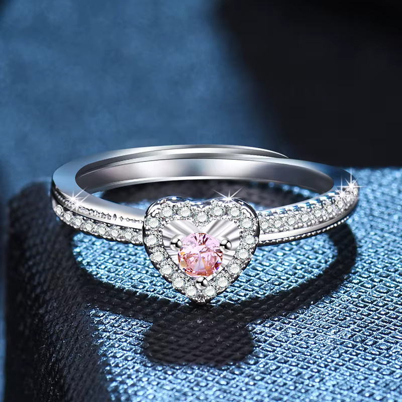 SAY Ring 925 Silber, Herz, Zirkonia, Damen - Bild 3