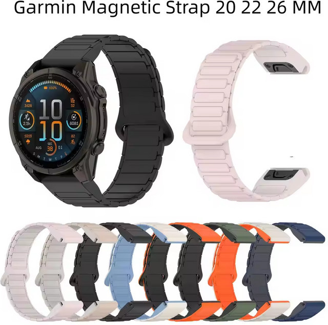 OAKCHARM Uhrenarmband Silikon, Schwarz, Unisex - Bild 1