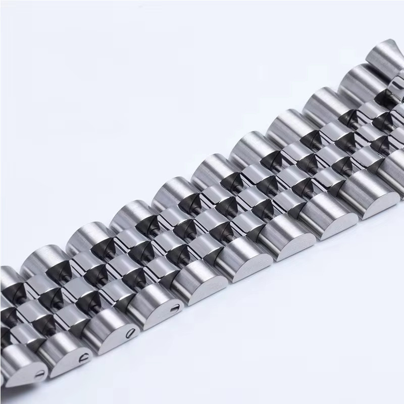 Uhrenarmband Edelstahl, Silber, 20 mm, 21 mm, Herren - Bild 3