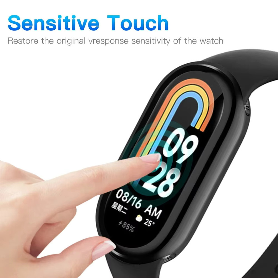 Xiaomi Uhrenarmband Silikon, transparent, Xiaomi Band 9 10 - Bild 5