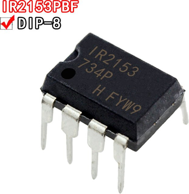 5 Stück Si Tai&SH Gate Driver ICs IR2153PBF, IR2155PBF, IR2102PBF, IR2117PBF, IR2121PBF, IR2304PBF in DIP-8, Schwarz - Bild 1
