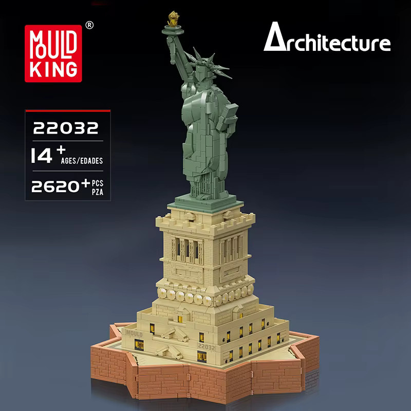 Mould King Architektur Die MOC Freiheitsstatue, Baustein-Set, ab 14 Jahre - Bild 3