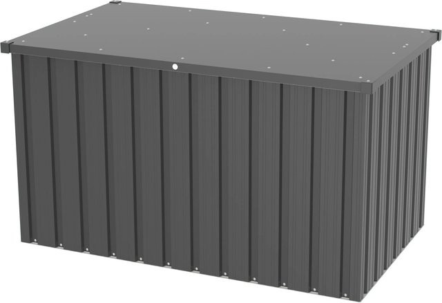 Tepro Universalbox Store Medium Gartenbox aus verzinktem Stahlblech in Anthrazit, B/T/H: 131,8 x 72,7 x 79,4 cm - Bild 1