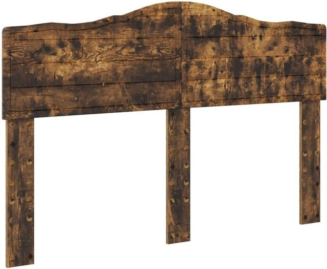 vidaXL Kopfteil aus Holzwerkstoff in Geräucherte Eiche, Breite: 140 cm - Bild 1