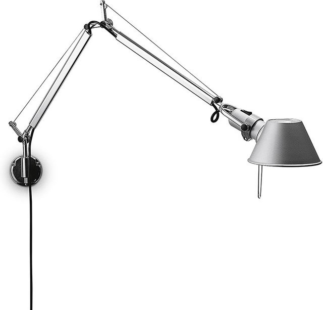 Artemide Tolomeo Mini Parete LED-Wandleuchte aus Aluminium in Silber mit warmweißem Licht (3000K) - Bild 1