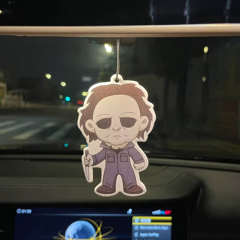 Japanischer Anime Cartoon Auto Duftanhänger für den Rückspiegel als Halloween Horror Dekoration in Mehrfarbig - Bild 3