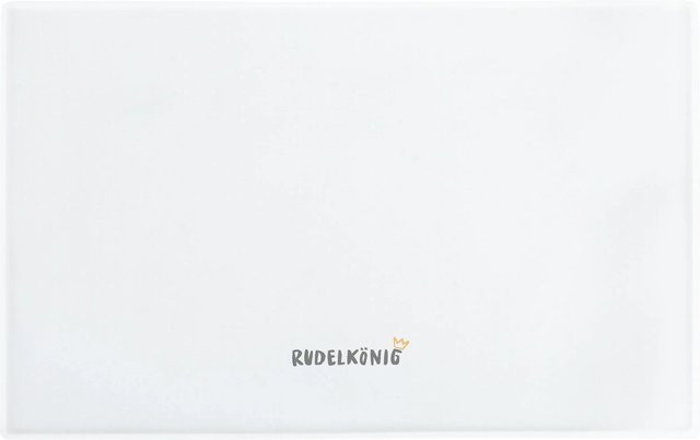 Rudelkönig Napfunterlage für Hunde aus Silikon, rutschfest, Weiß, B/T: 48 x 30 cm - Bild 1